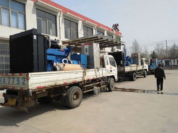 四臺(tái)精品玉柴機(jī)器發(fā)貨，配山東斯坦福電機(jī)。